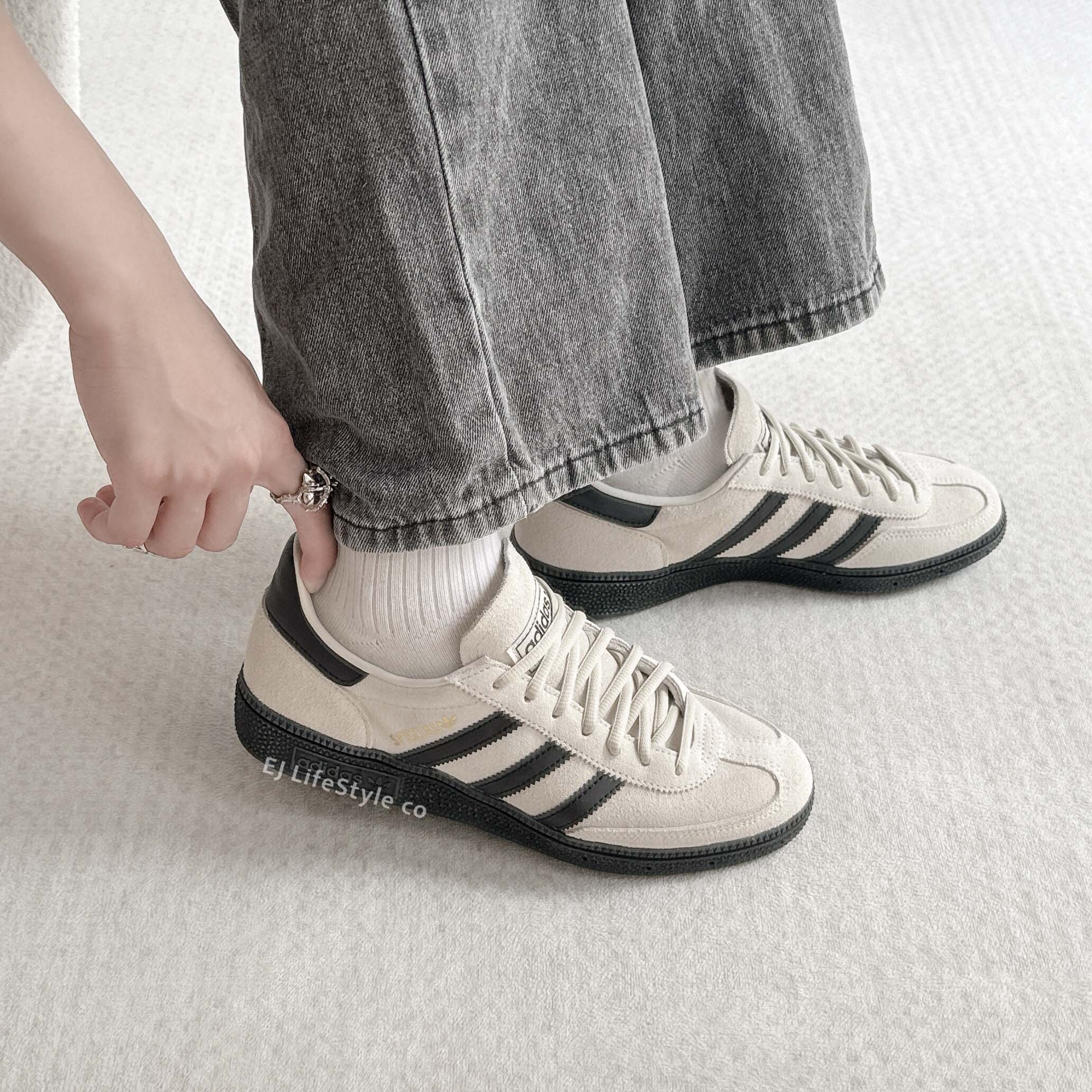 ADIDAS HANDBALL SPEZIAL 米灰黑 米色 米灰 黑色 焦糖底 男鞋 JR3667 / 調貨