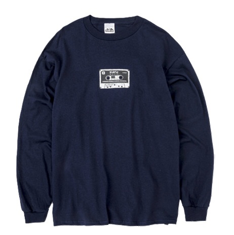 KAVU 日版 Cassette LS Tee #19823034 ( 052 Navy )