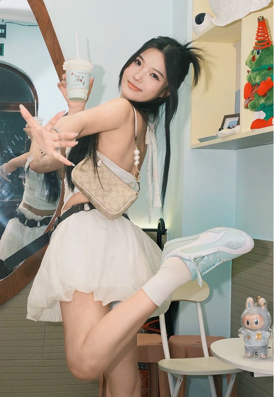 PUMA Bella V2 德訓鞋 珠光綠 男女同款 小白鞋 穿搭推薦July25