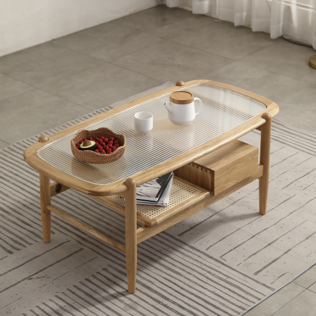 〖特惠款〗馬肚實木氧氣茶几 FP-0196