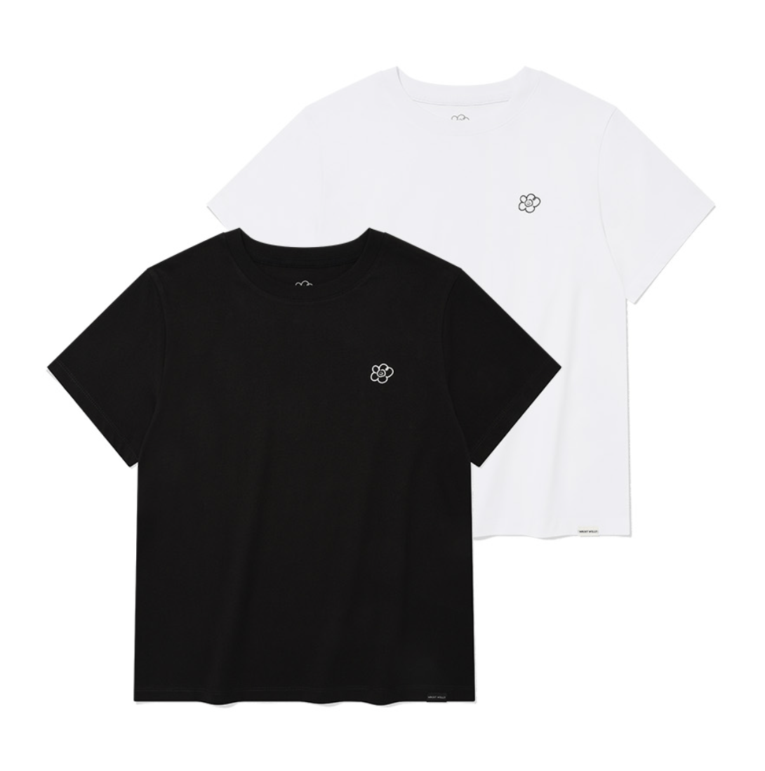 【現貨】｜只有一包｜女款！超抵1+1套裝｜【Wacky Willy】Women's Lily Short Sleeve T-shirt