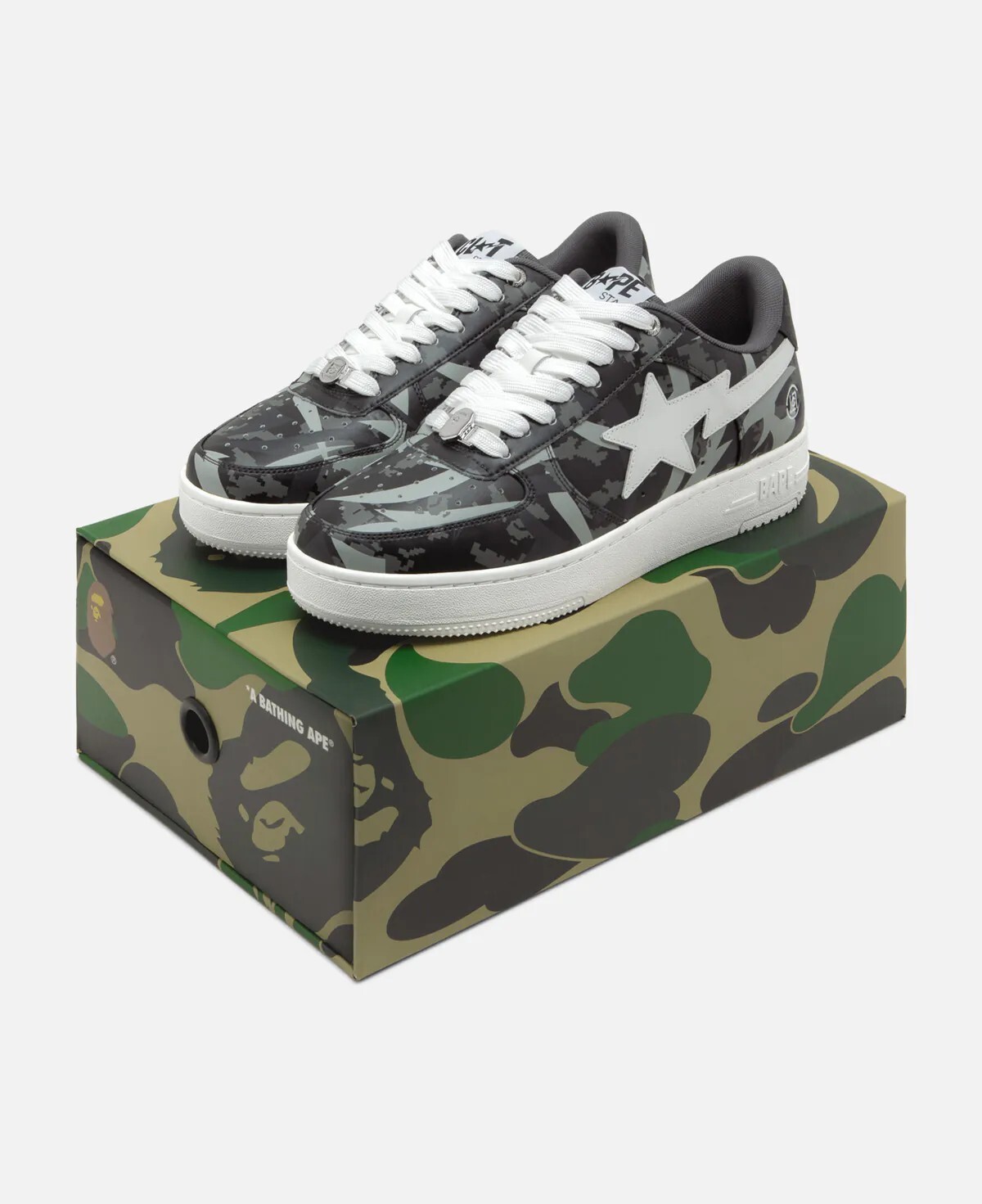 【Focus Store】預購 BAPE X Clot Egra Camo BAPE STA M2 "Black" 黑色 0ZXSHM931911P