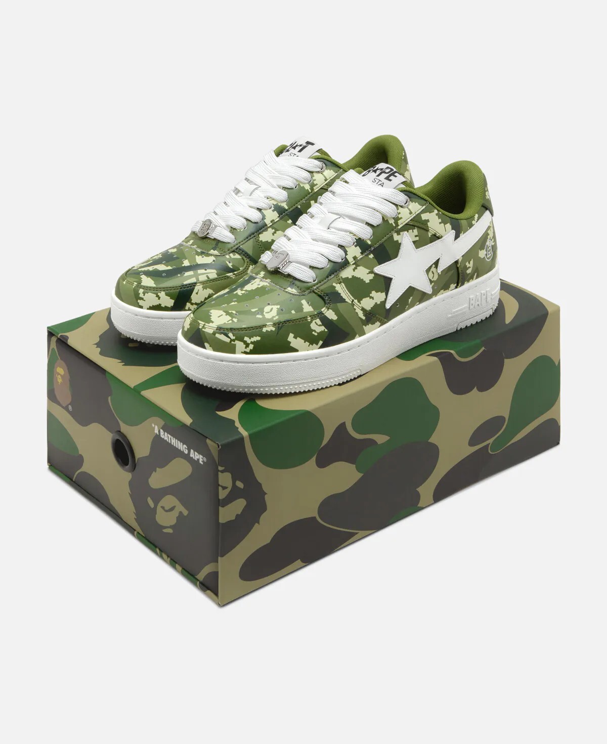 【Focus Store】預購 BAPE X Clot Egra Camo BAPE STA M2 "Green" 綠色 0ZXSHM931911P
