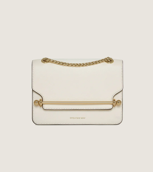 1SA0730-007 STRATHBERRY East/West Mini Leather Vanilla #20174-100-550-950 (B-EU-E)