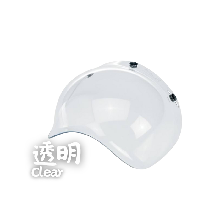 BUBBLE VISOR 三點扣波波鏡- 透明