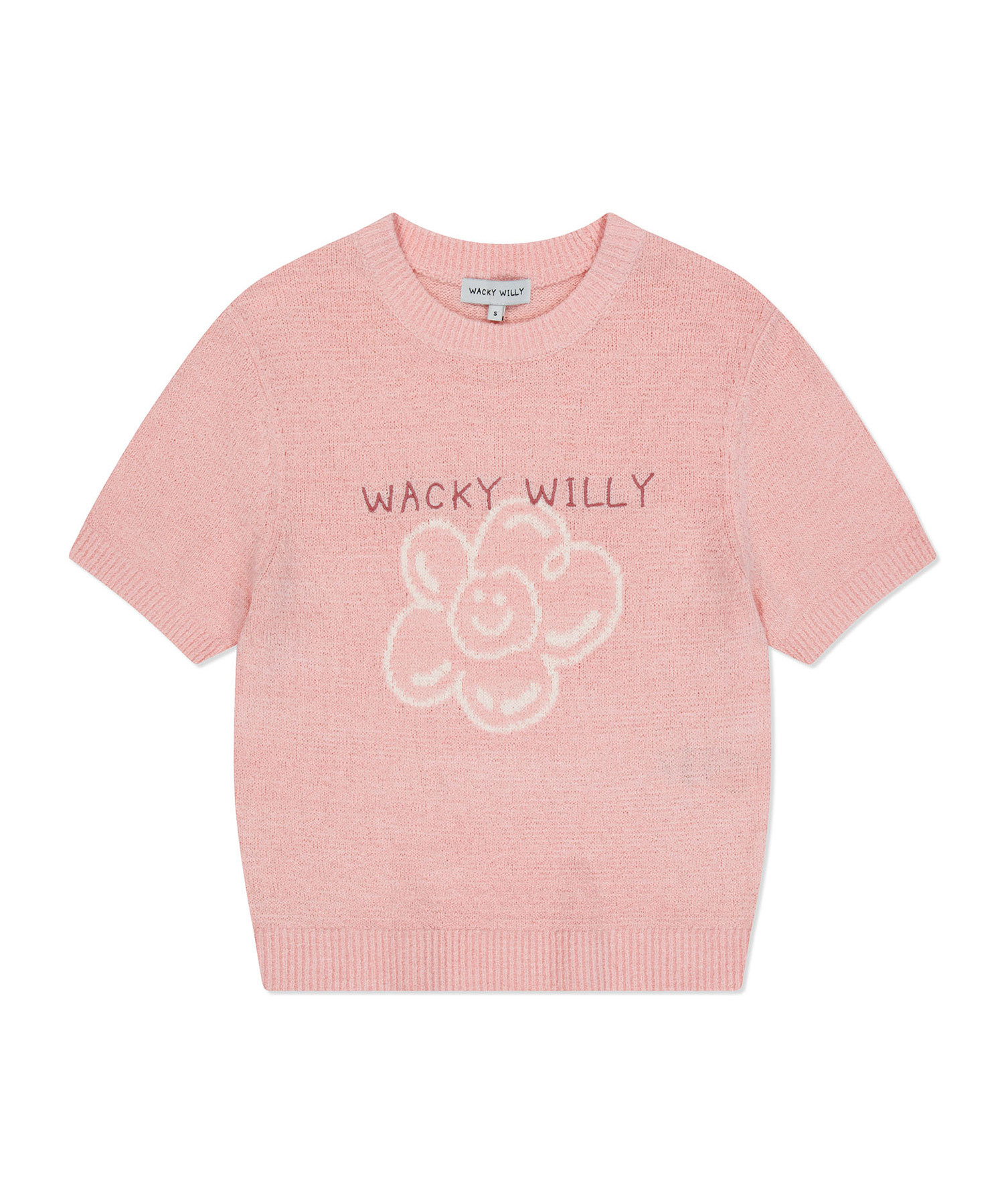 【現貨】【Wacky Willy】Women's Lily Graphic Short Sleeve Knit