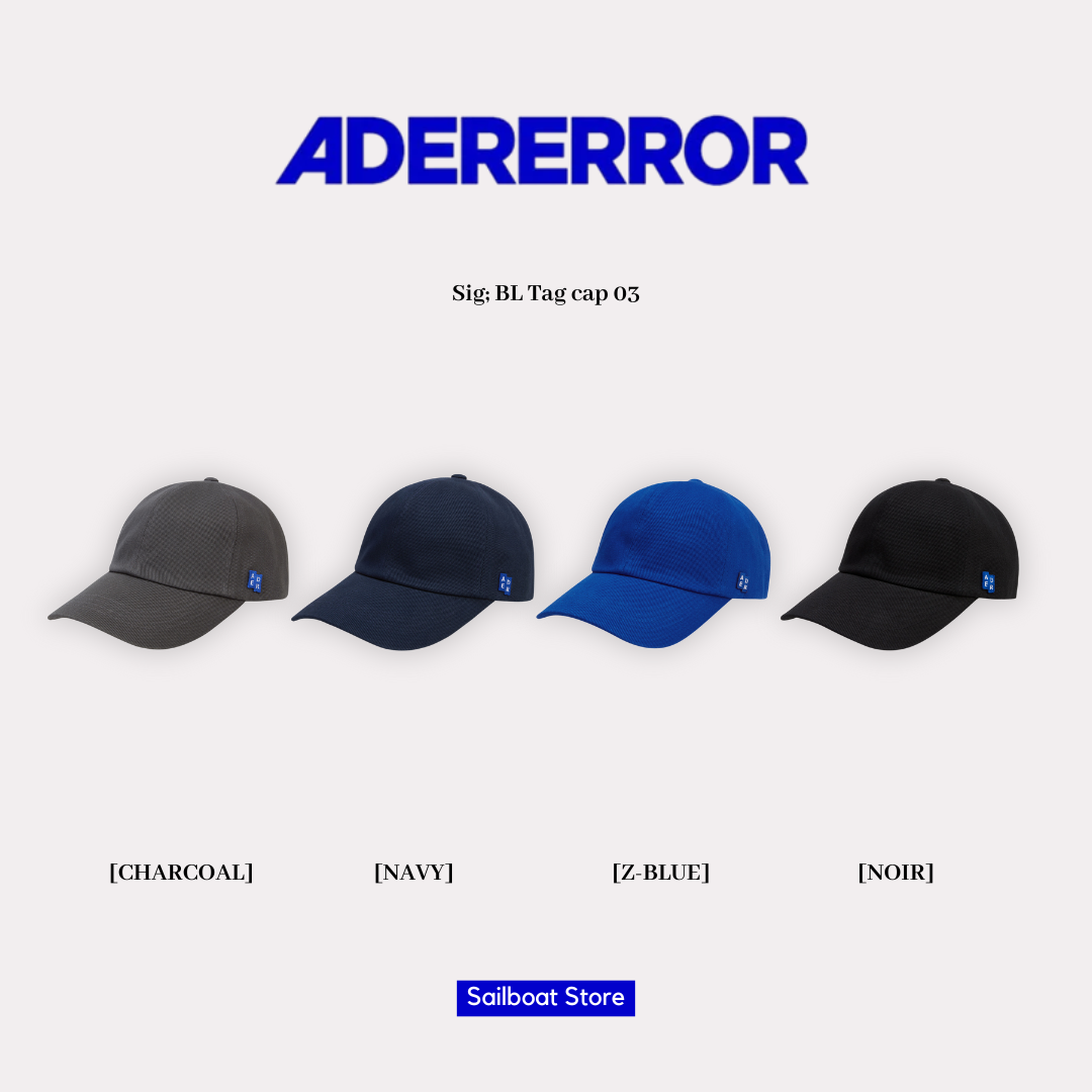 #預購 🇰🇷韓國 ADER ERROR SIG; BL TAG CAP 03 側邊小標短帽簷 老帽 帽子