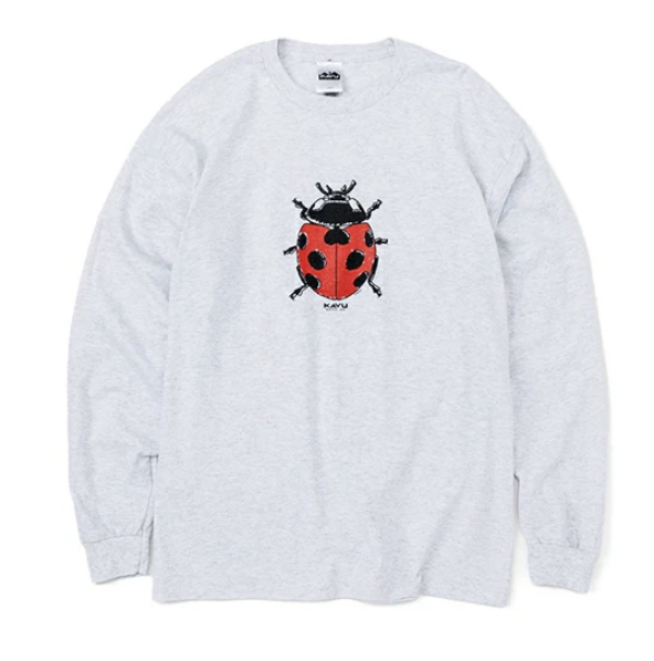 KAVU 日版 Ladybug LS Tee #19823036 ( 023 Ash )