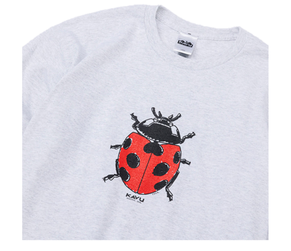 KAVU 日版 Ladybug LS Tee #19823036 ( 023 Ash )