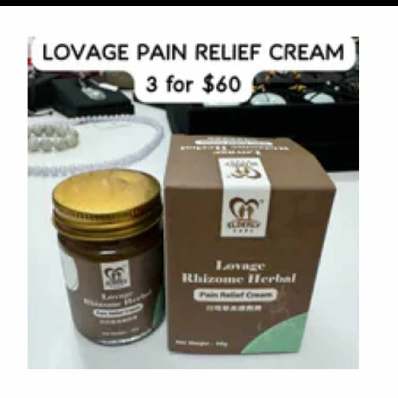 (3) LOVAGE PAIN RELIEF CREAM