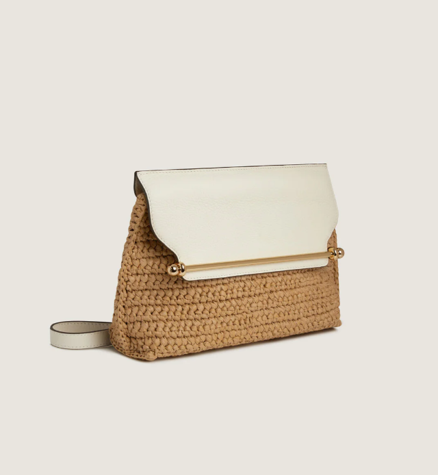 1SA0730-016 STRATHBERRY Stylist Paper Raffia Vanilla #20252-833-201-950 (B-EU-E)