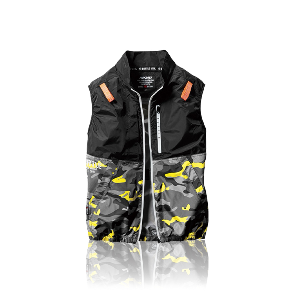 BURTLE 無袖背心 AC2014-07迷彩黃