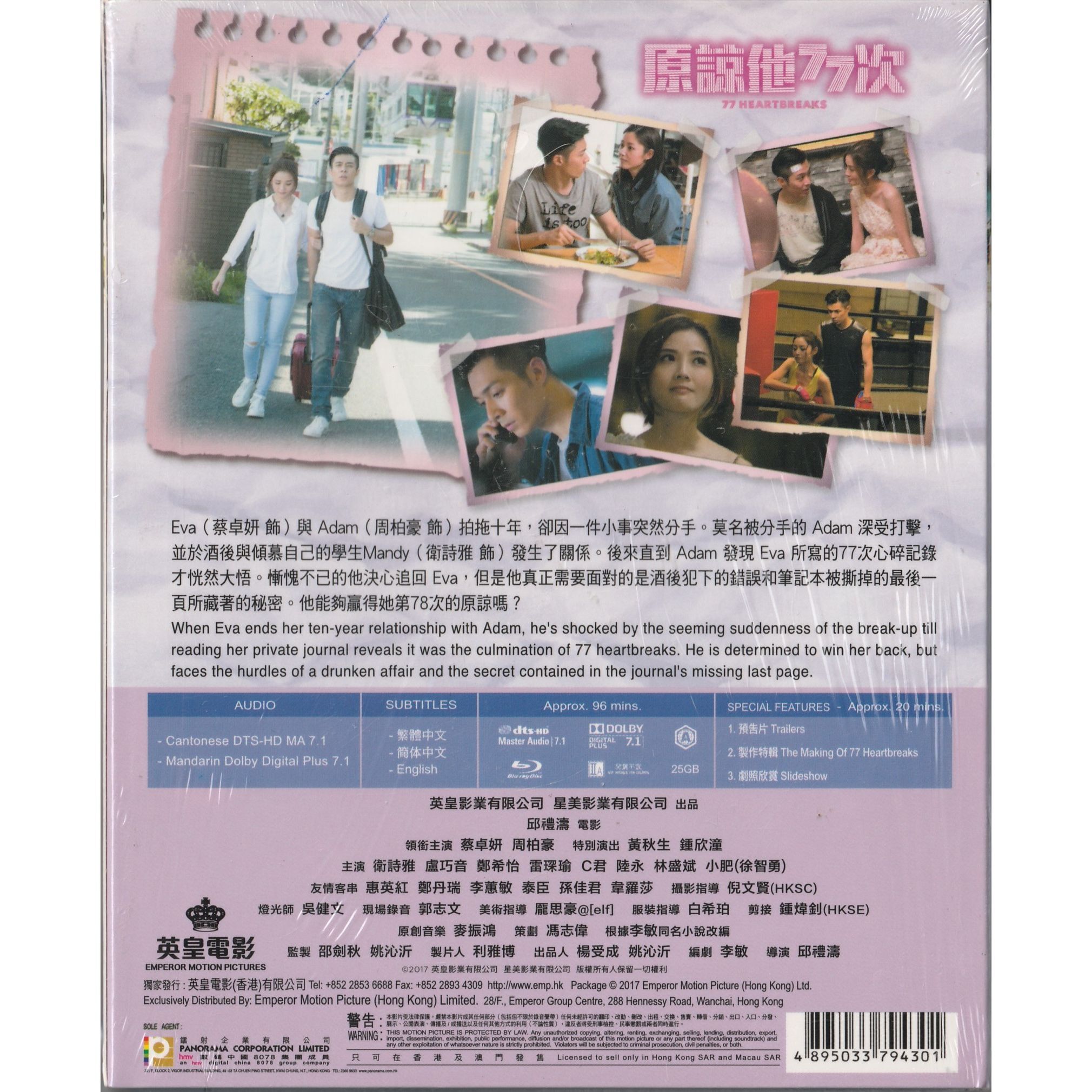 77 Heartbreaks (2017) (Blu-ray)