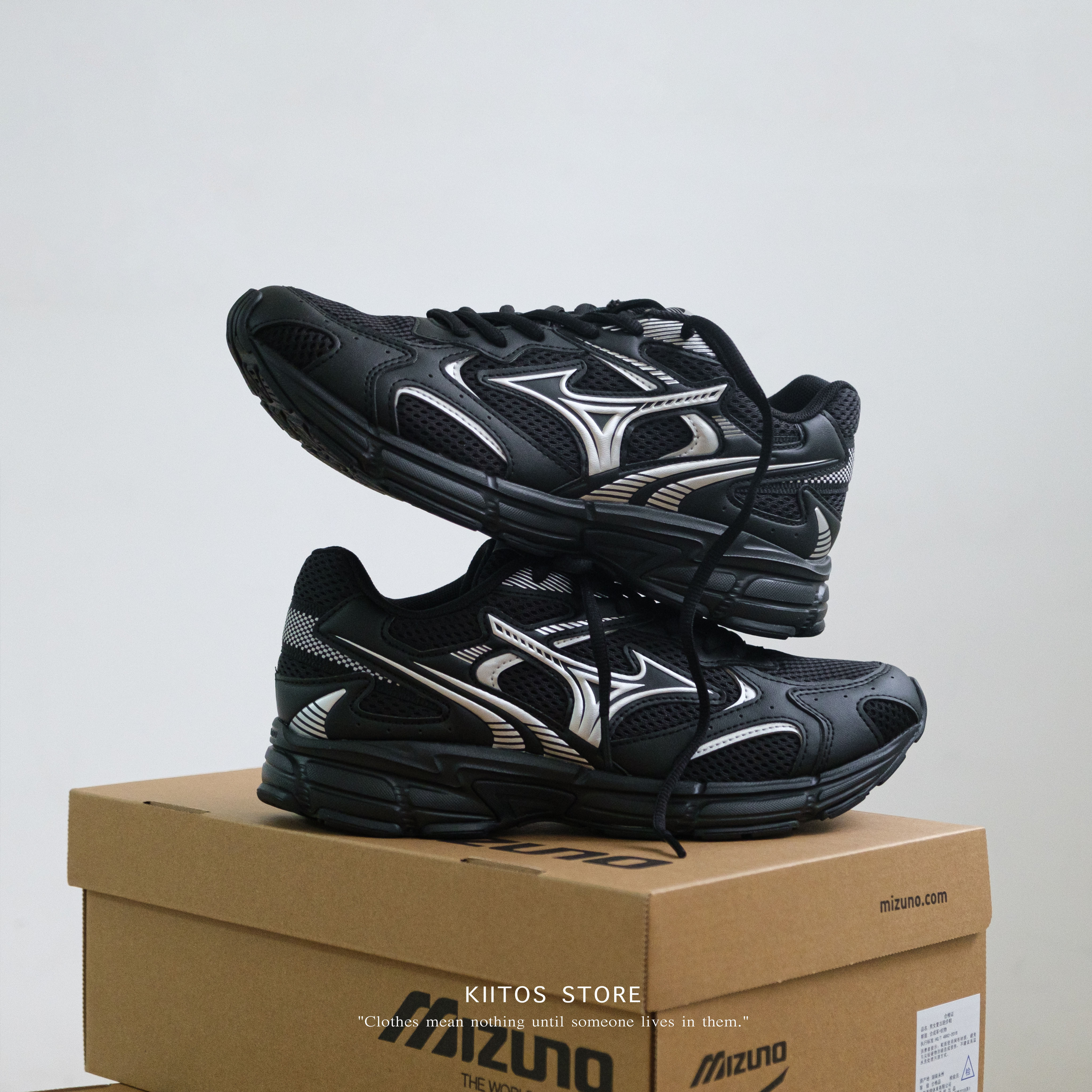 Mizuno Speed 2K 美津濃黑色全黑黑銀男女鞋D1GH222903