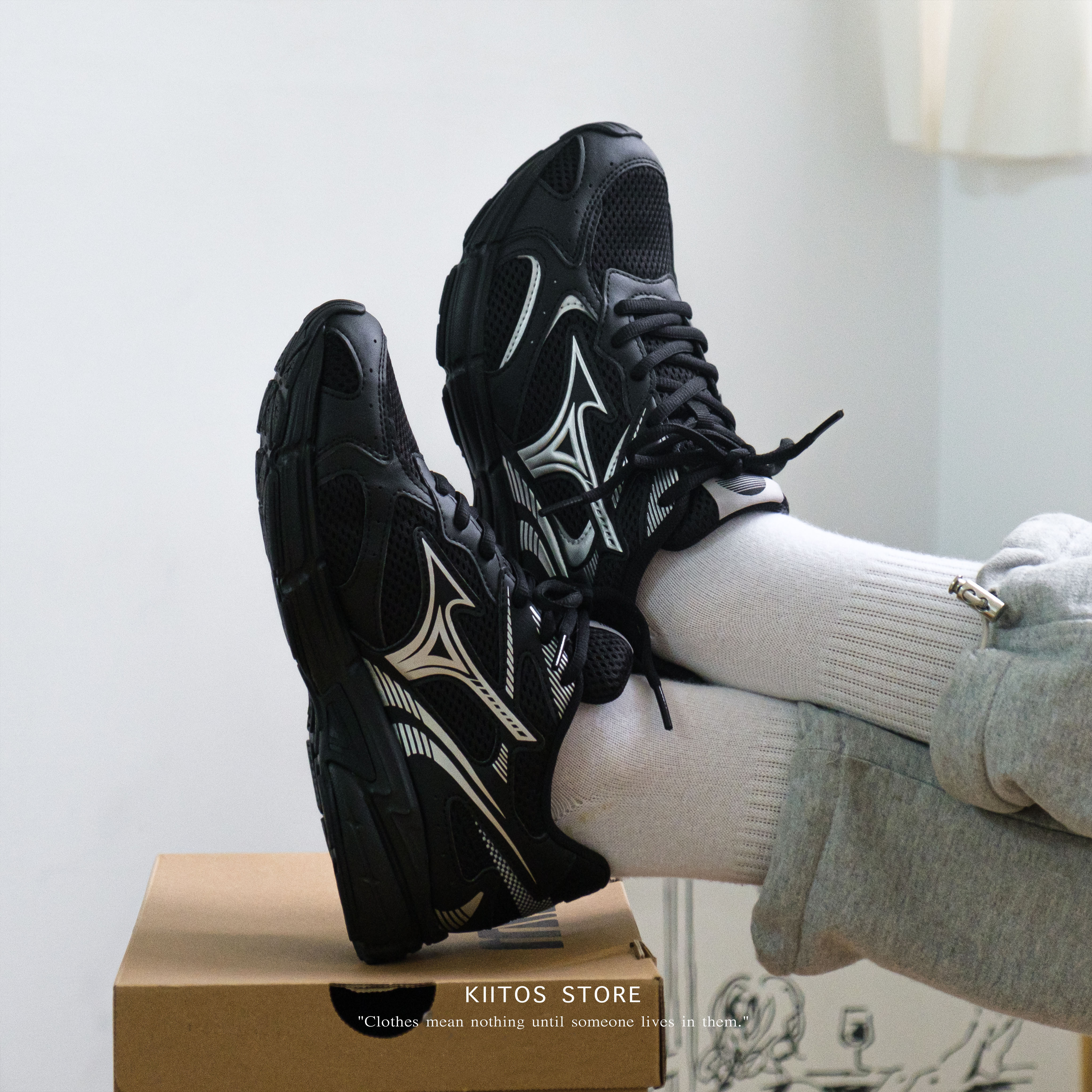 Mizuno Speed 2K 美津濃黑色全黑黑銀男女鞋D1GH222903