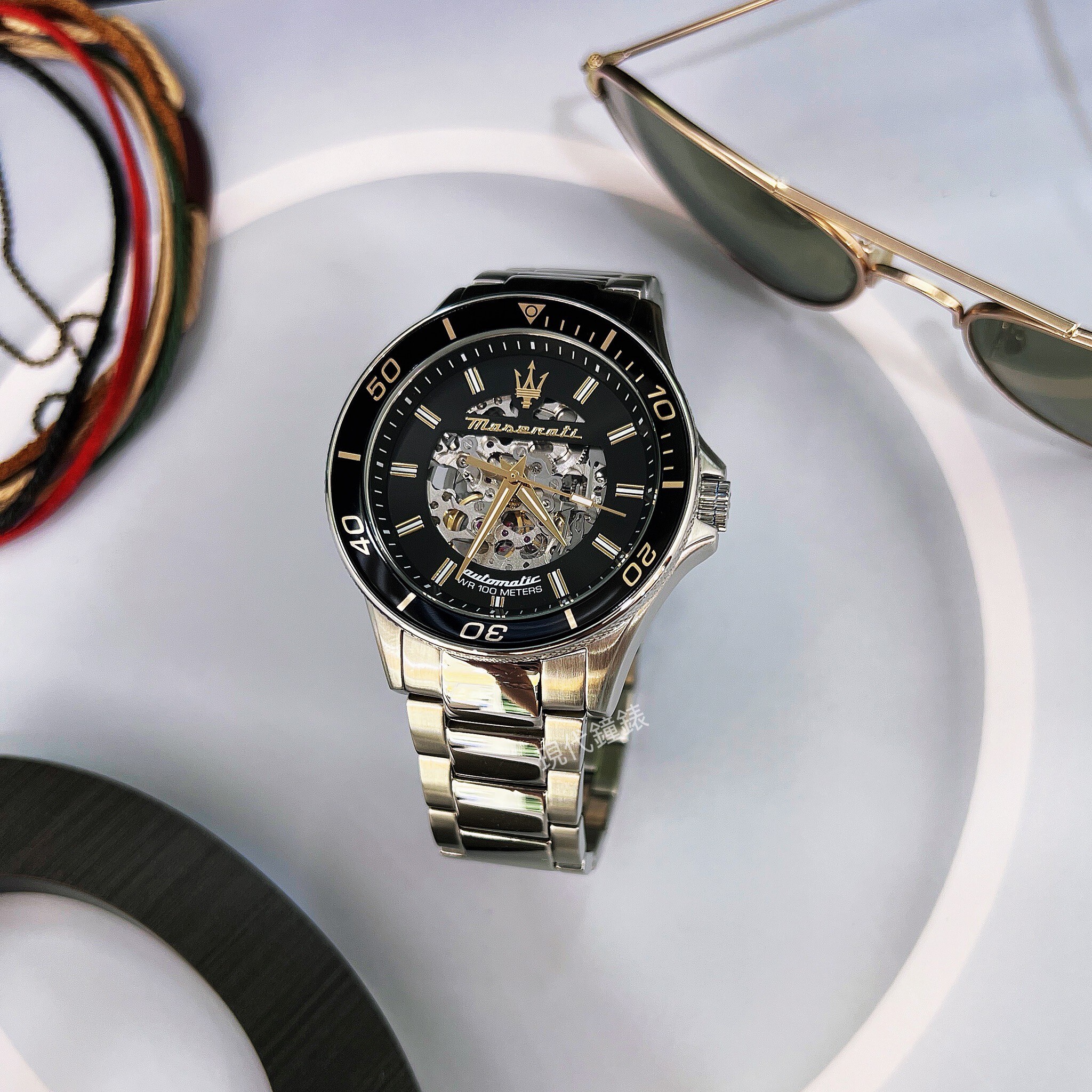 【Maserati 瑪莎拉蒂】SFIDA R8823140014 44mm Modern Watch