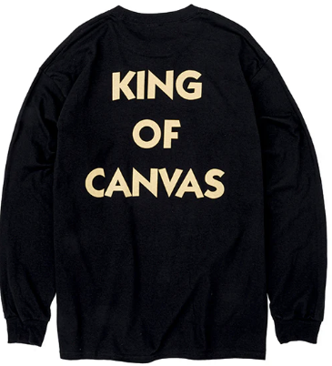 KAVU 日版 Simple Logo LS Tee #19823030 ( 001 Black )