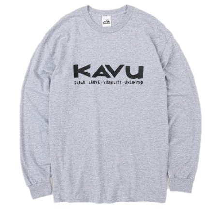 KAVU 日版 Simple Logo LS Tee #19823030 ( 003 Sports Grey )