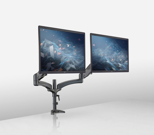 K&M 23875 Dual monitor mount