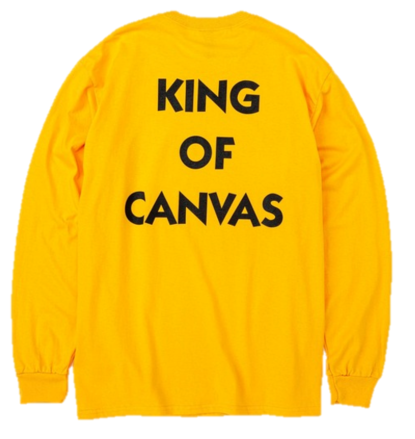 KAVU 日版 Simple Logo LS Tee #19823030 ( 046 Gold )