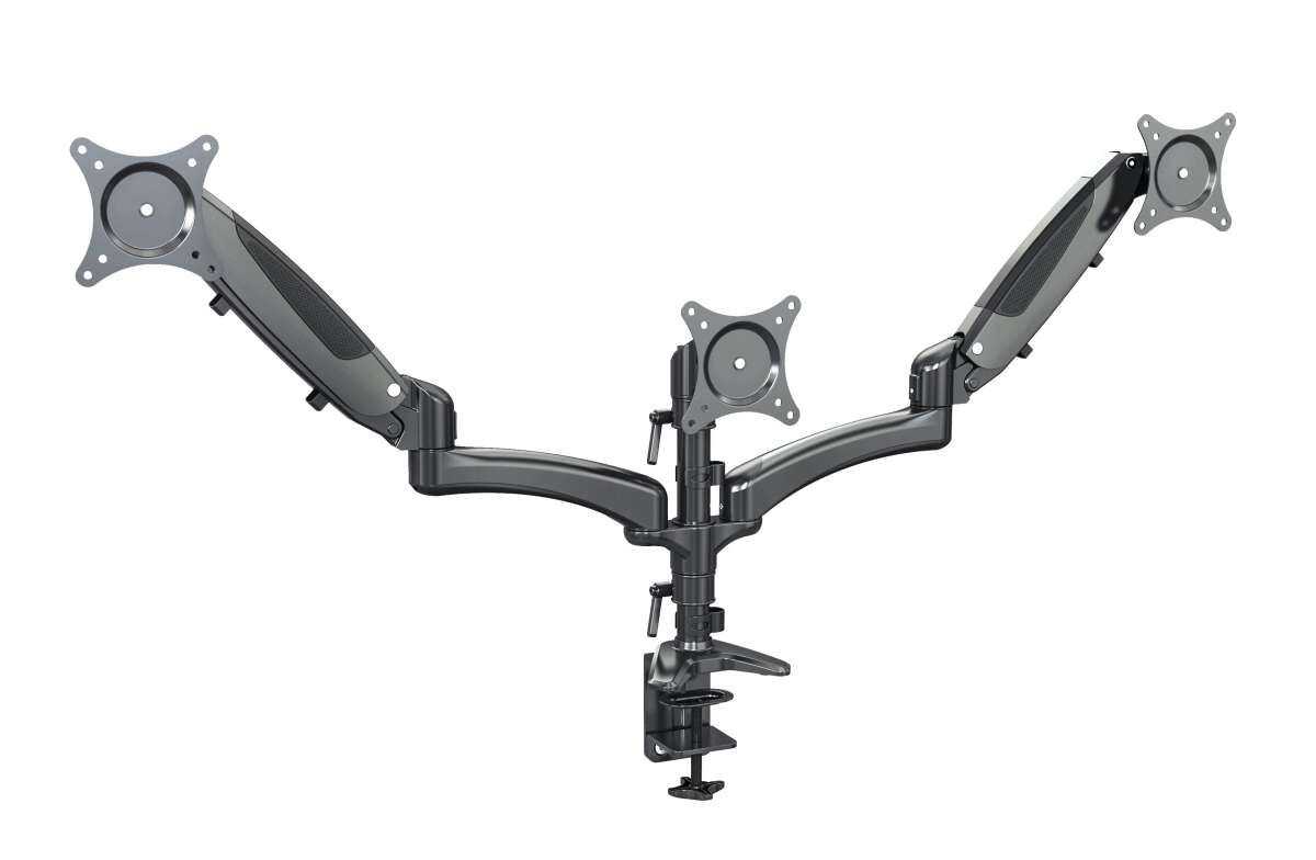 K&M 23878 Triple monitor mount