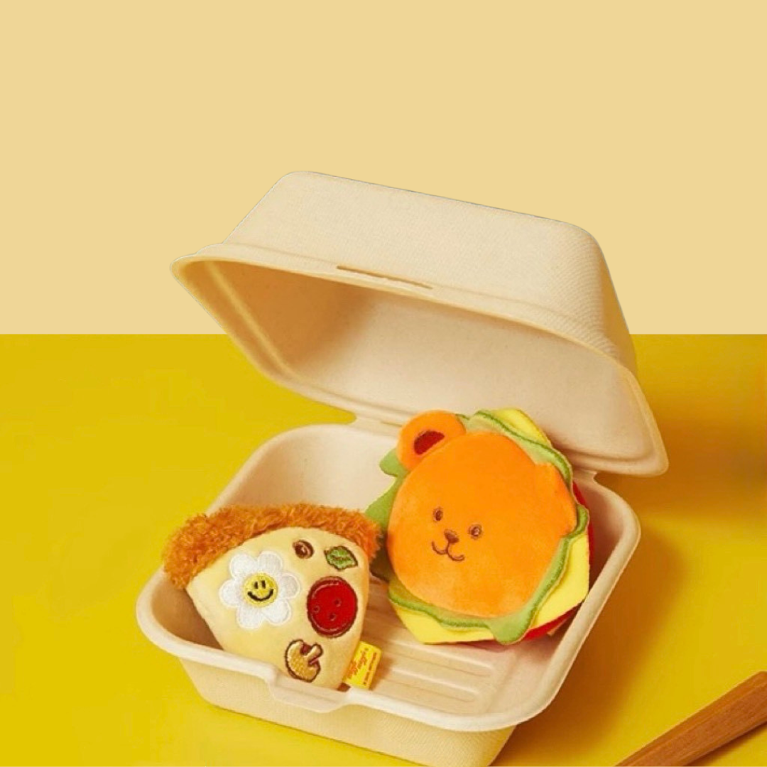 wiggle 系列 下午茶 漢堡披薩 麵包奶茶 吊飾