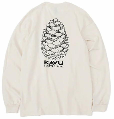 KAVU 日版 Japan Pinecone LS Tee #19823032 ( 017 Natural )