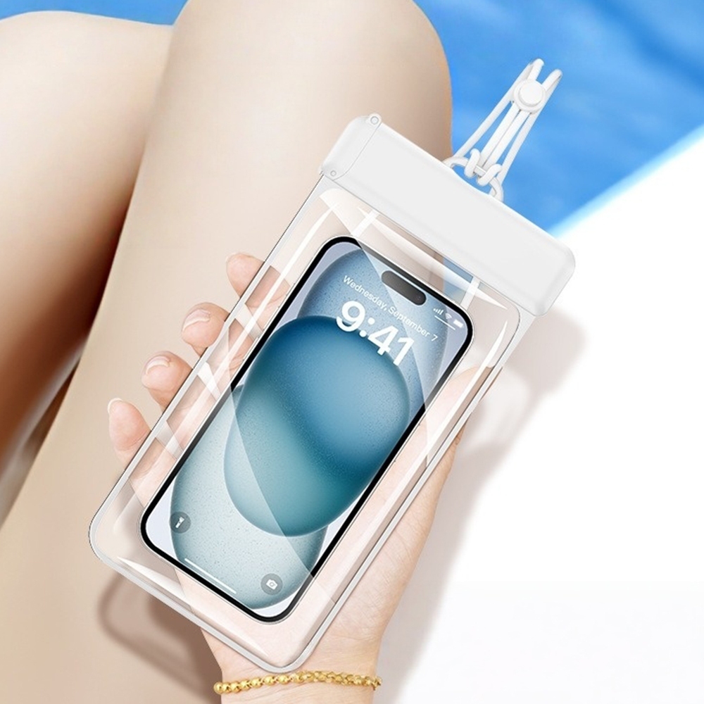 防水袋 可觸控 手機套 游泳 潛水 翻蓋式 透明袋 玩水 戶外運動 手機包 手機袋 保護袋 掛脖式 拍照高清191