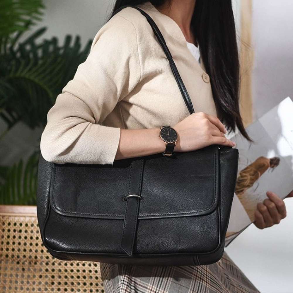 牛皮女包 腋下包 托特包 單肩包 真皮包 大容量 手提包 肩背包 通勤包 上班包 休閒包 百搭包包 頭層牛皮 264