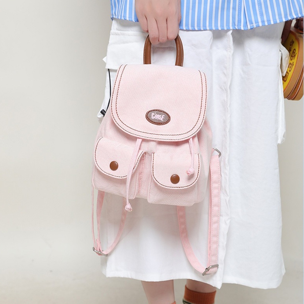 帆布包 迷你包 小背包 學生書包 通勤包 多巴胺 包包 背包 後背包 小包包 隨身包 小眾包包 女生包包1032