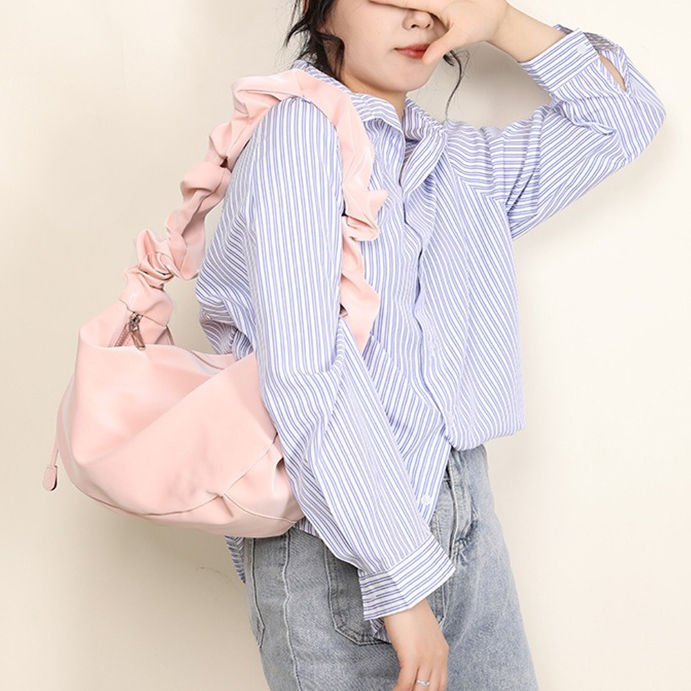 女生包包 水餃包 大容量包包 尼龍包 軟包 腋下包 雲朵包 側背包 斜背包 單肩包 通勤包 休閒包 生日禮物1031