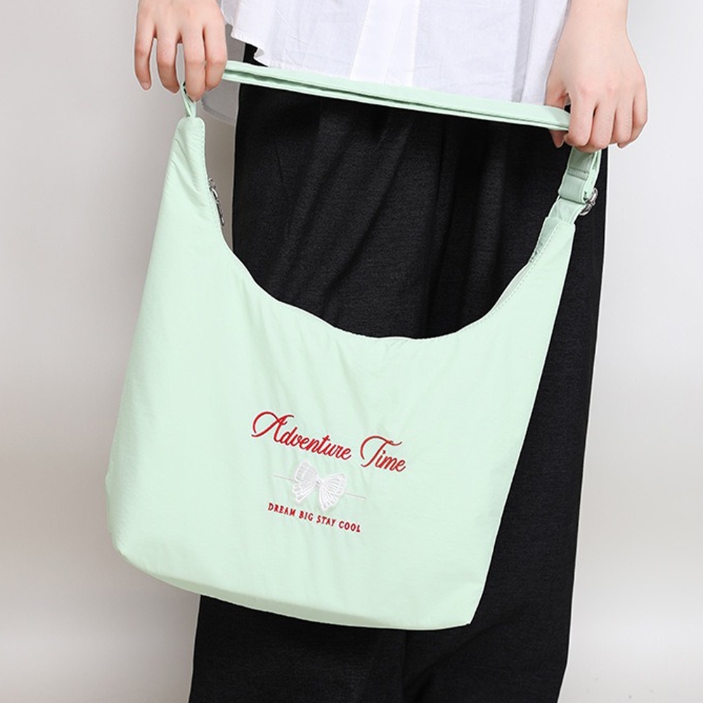 韓系布包 水餃包 軟包 通勤包 腋下包 斜背包 大容量 托特包 尼龍布包 側背包 單肩包 斜肩包 包包 1029