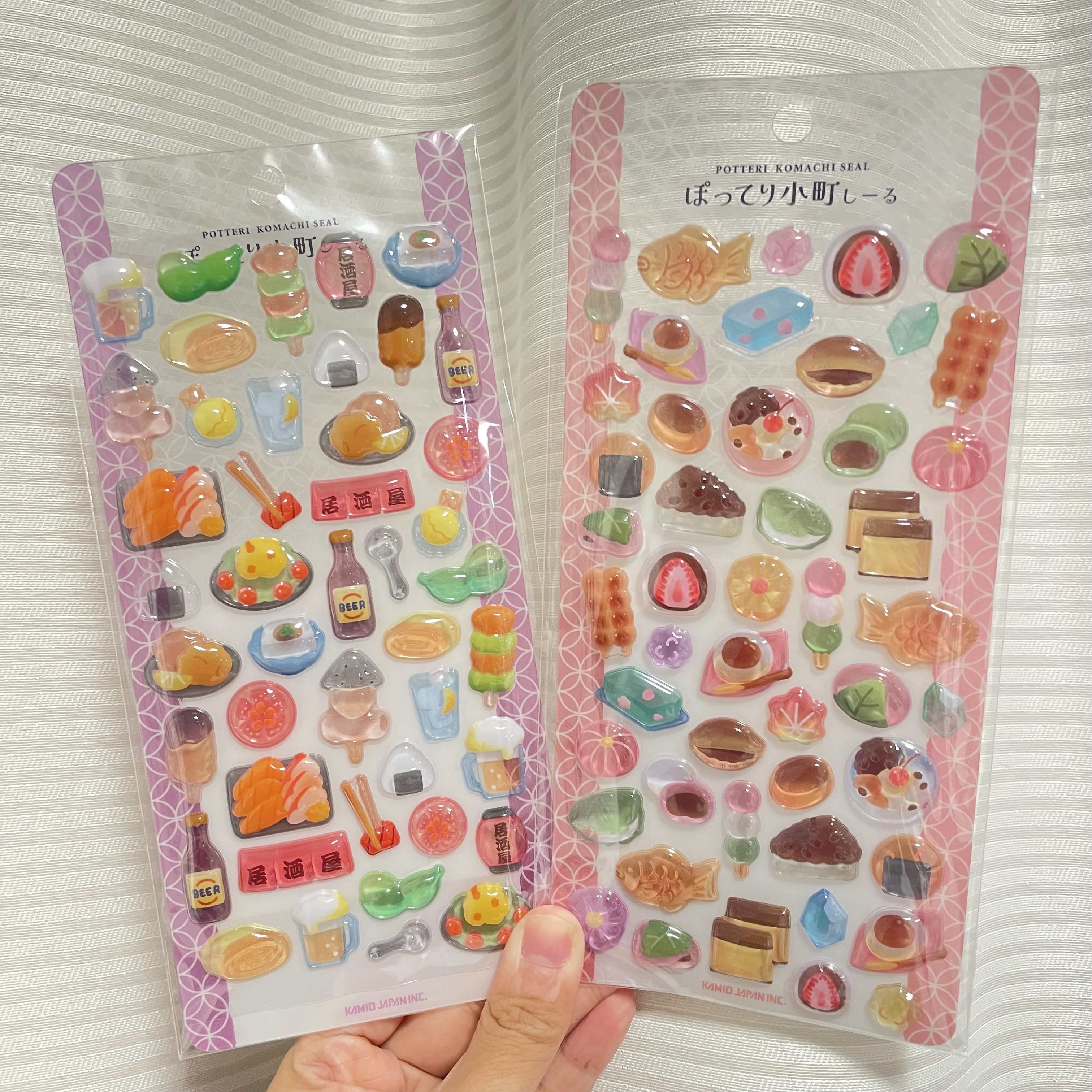 【日本人氣】JP 日本和風雜錦小食立體貼紙 8906 8913 TK250727