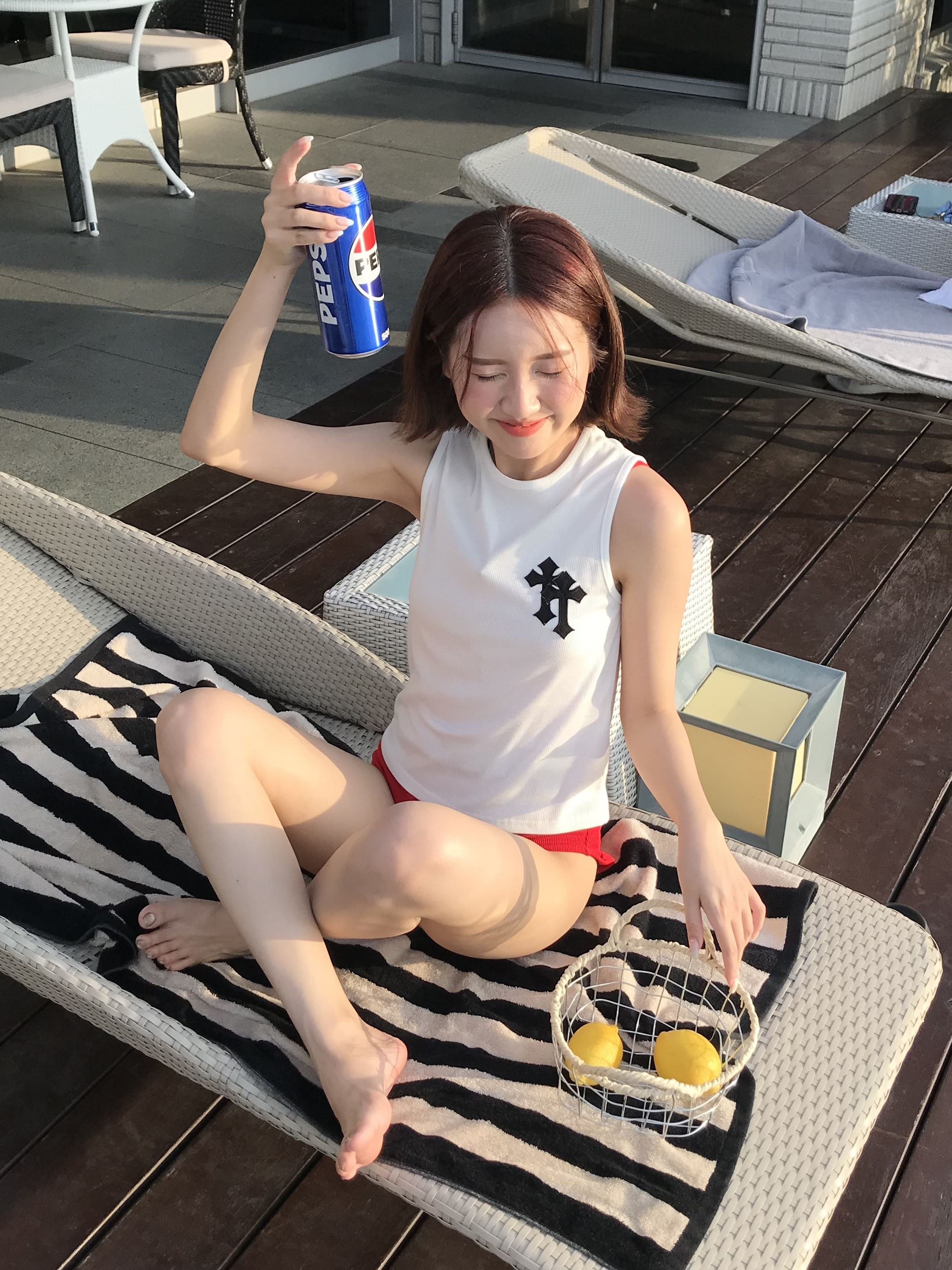 Cross Patch Tank Top #背心