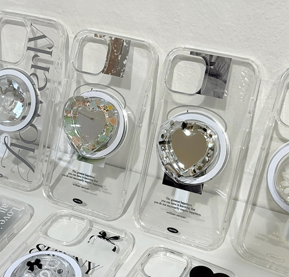 🇰🇷韓國限定愛心貝殼手機支架(磁吸)