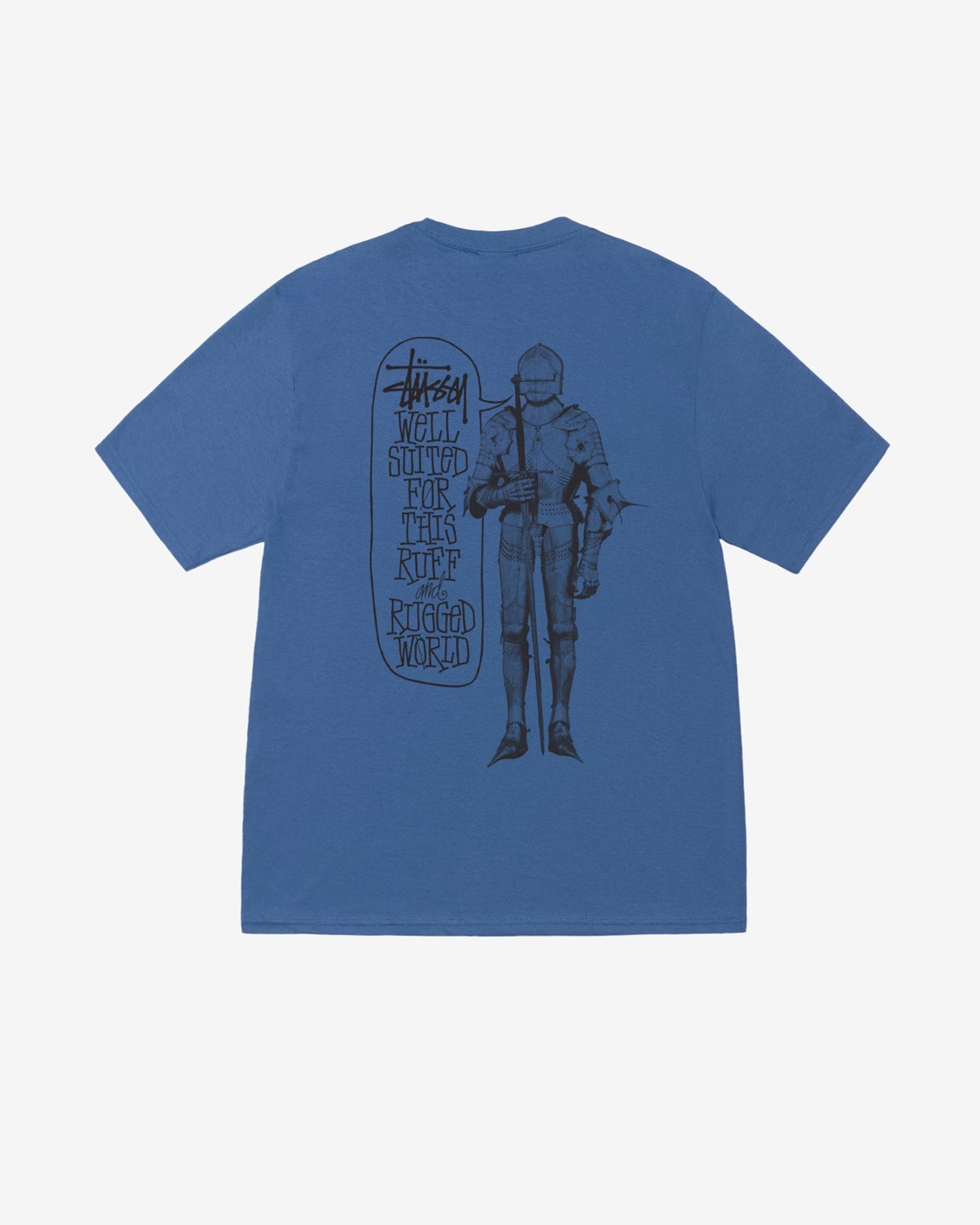 STÜSSY  Well Suited T-Shirt Blue