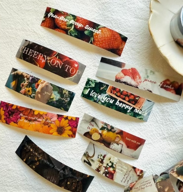 莫非是芝麻球．天天都是情人節  日本和紙膠帶 整捲