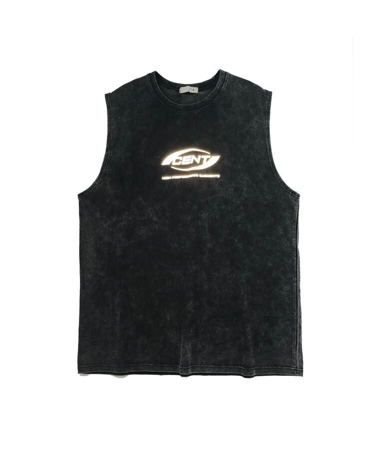 英文字背心 V1140