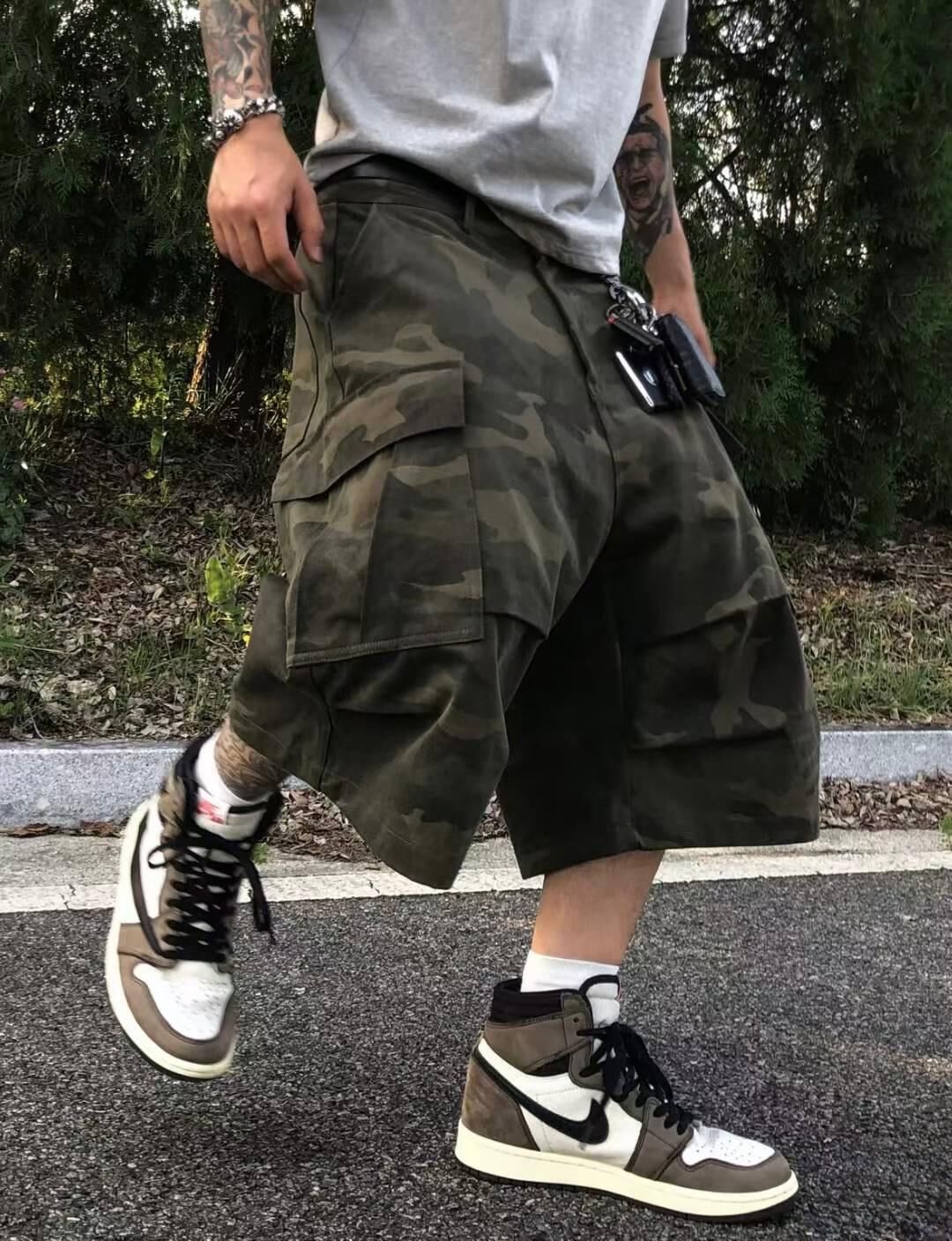 迷彩工裝短褲 P3147