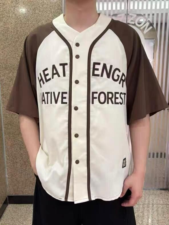 英文字開胸短袖Tee S2338