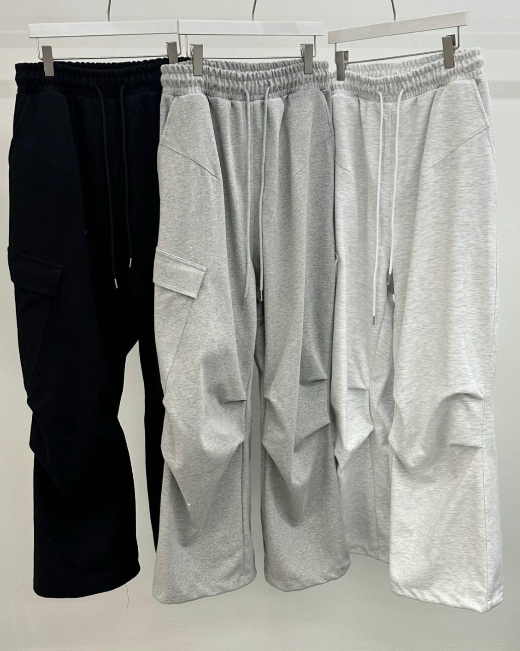 淨色工裝鬆身運動褲 WD-168P