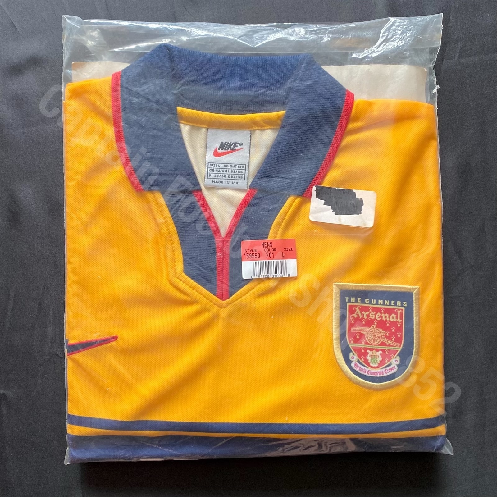 (BNWT) Arsenal 1998-1999 Nike Away Shirt