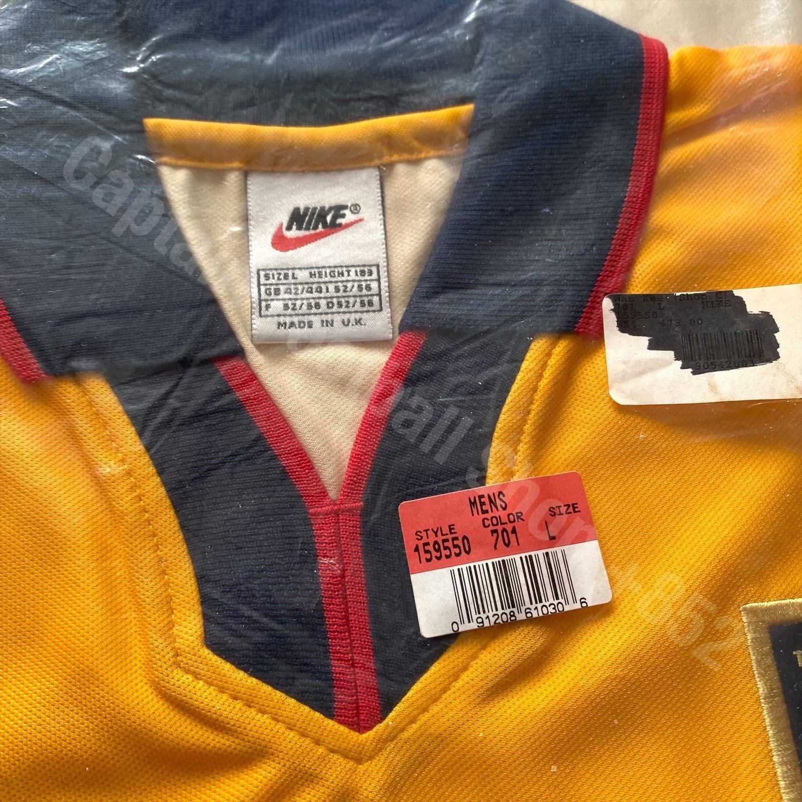 (BNWT) Arsenal 1998-1999 Nike Away Shirt