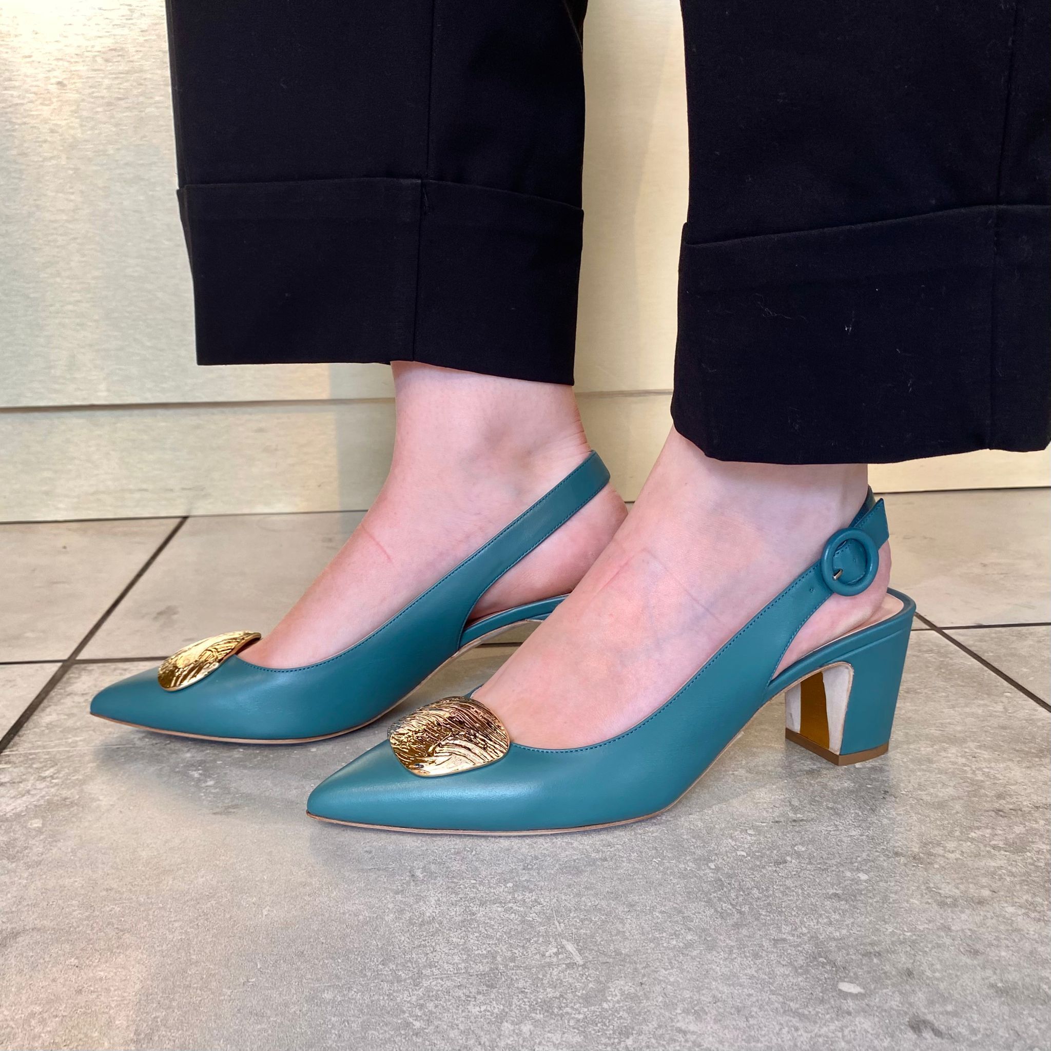 Ruper Sanderson Marina Lake Nappa Ripple Sandal