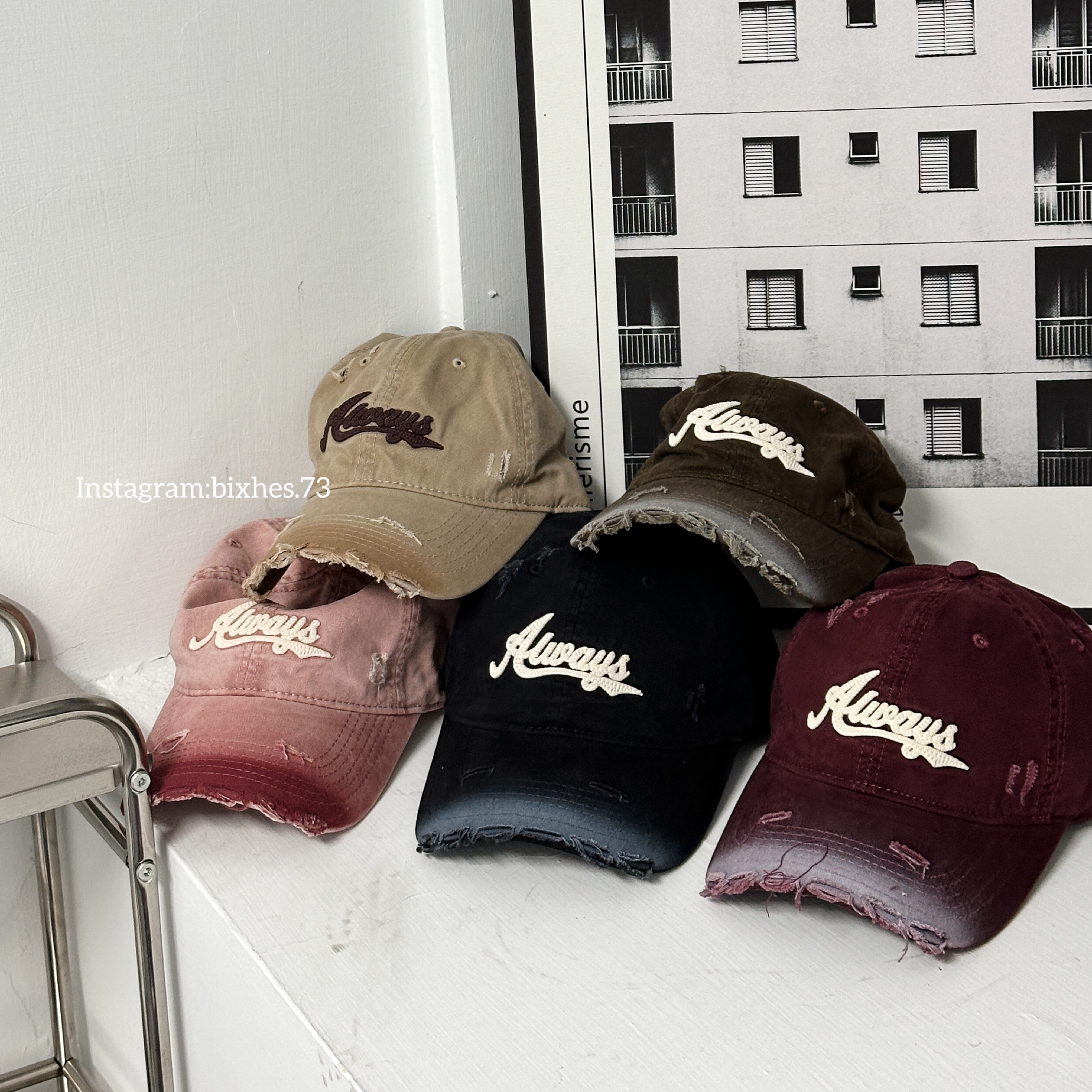 漸層立體字老帽(H00046)