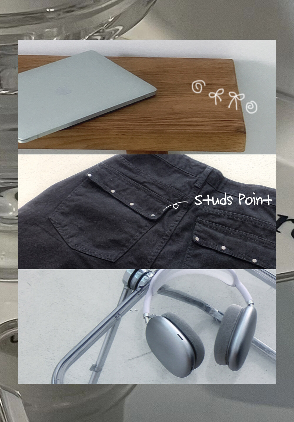 夏季預訂｜高腰鉚釘百慕達短褲