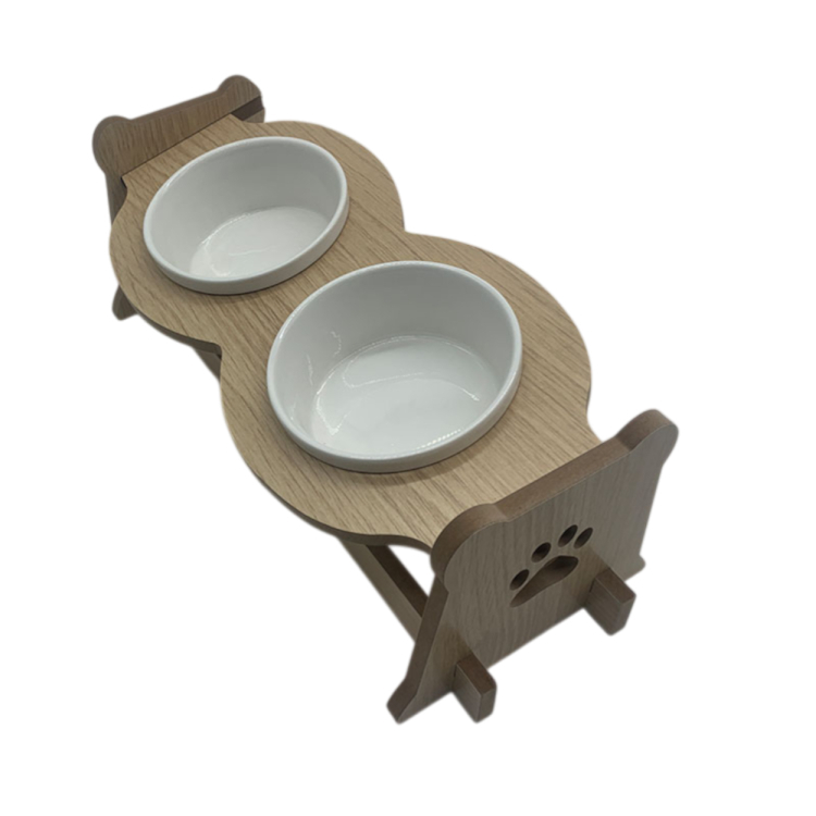 組合式寵物雙碗組/可調高度