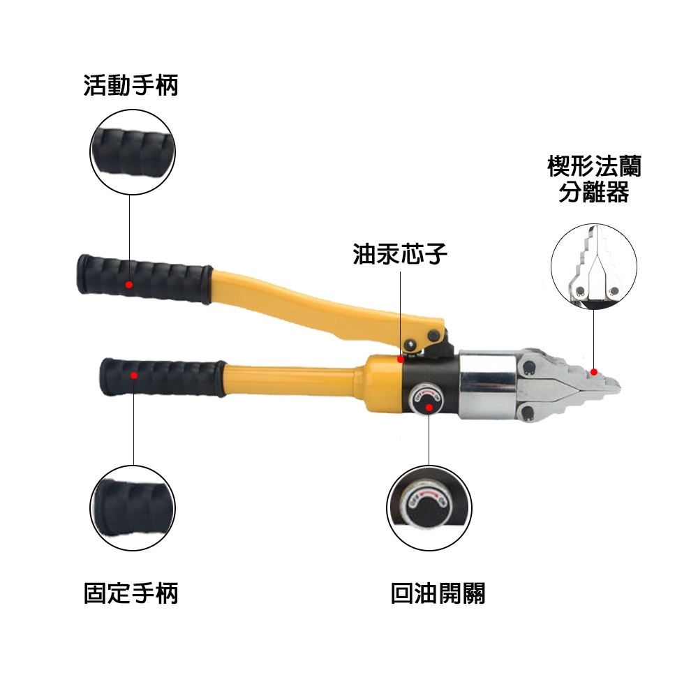附發票｜YQ-55 整體擴孔器｜油壓液壓法蘭分離器整體式油壓擴張器消防破拆開輕便手動擴開分離工具