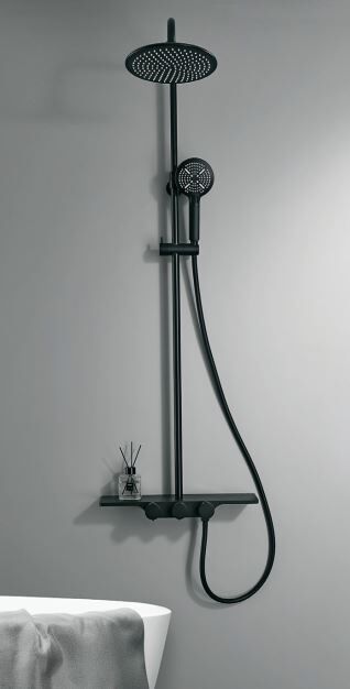 BOSS 時尚定溫淋浴柱(消光黑) 109598