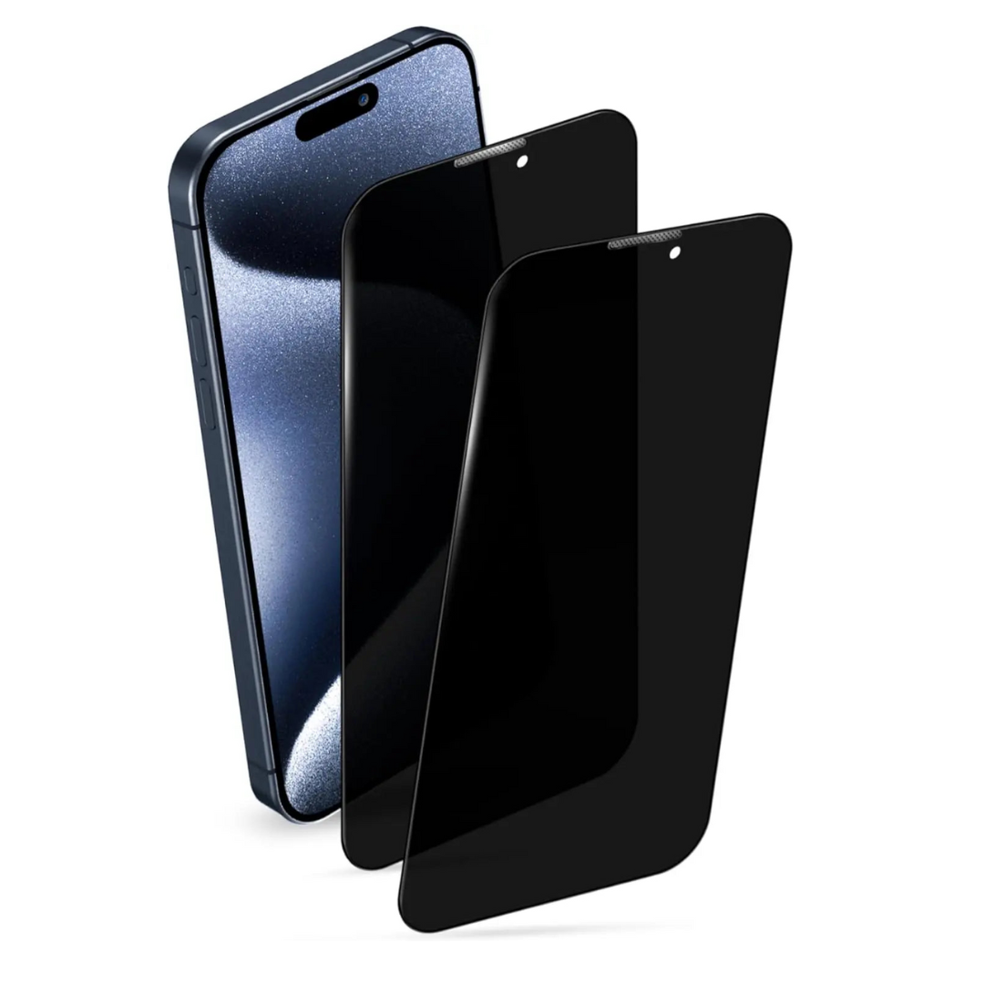 MICRODIA 適用於 iPhone 15 系列的 SCREENGuard™ 螢幕保護貼（2 片）